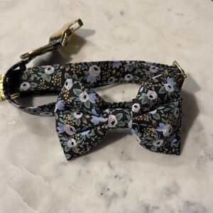 The Foggy Dog — Floral Bow Tie & Collar